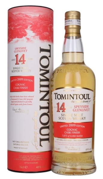 Image sur Tomintoul 14 Years Cognac Cask Finish 46° 0.7L